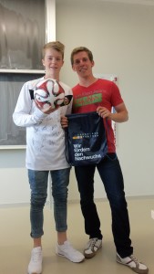 Preisübergabe - 1. Platz WK III - Benjamin - Gymnasium Bürgerwiese